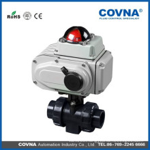 Electric water pool ball valve plastic pvc valve